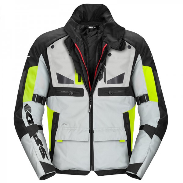 Spidi Crossmaster H2out Yellow Fluo Jacket