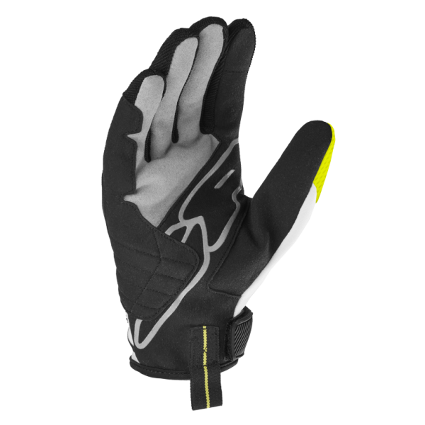 Spidi Flash-R Evo Tex Black Fluo Yellow Gloves