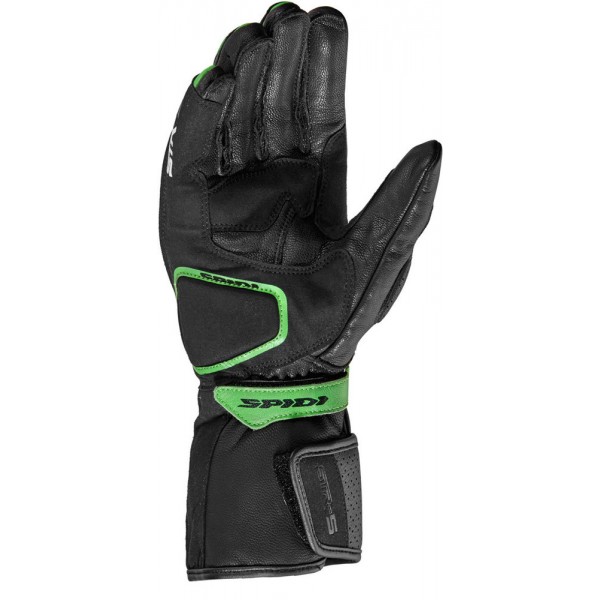 Spidi STR-5 Leather Black Green Gloves