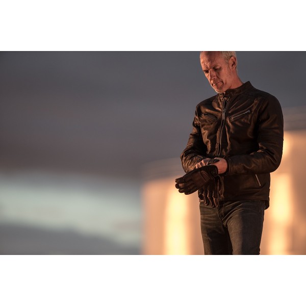 Spidi Garage Leather Brown Jacket