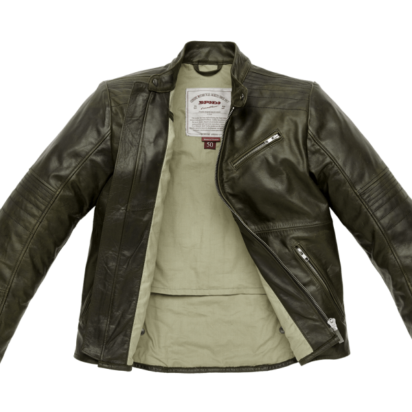 Spidi Garage Leather Titanium Jacket