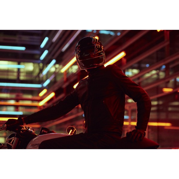 Spidi Rock Leather Black Jacket