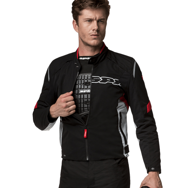 Spidi Flash H2Out Black Grey Red Jacket