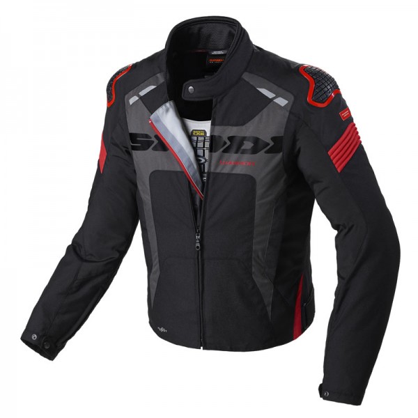 Spidi Warrior H2Out Black Red Jacket