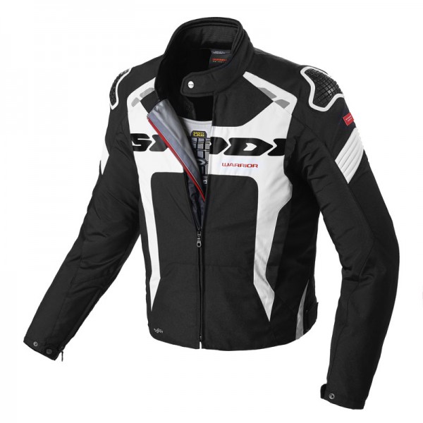 Spidi Warrior H2Out Black White Jacket