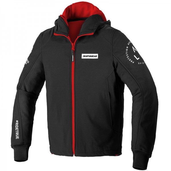 Spidi Hoodie Armor Evo Tex Red Jacket