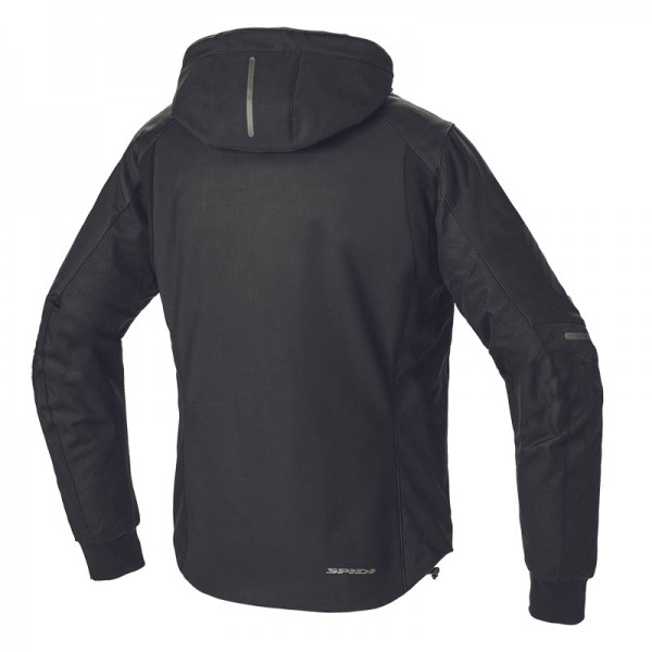 Spidi Hoodie Armor H2out Black Jacket