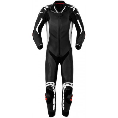 Spidi Replica Piloti Wind Pro Leather Black White Suit