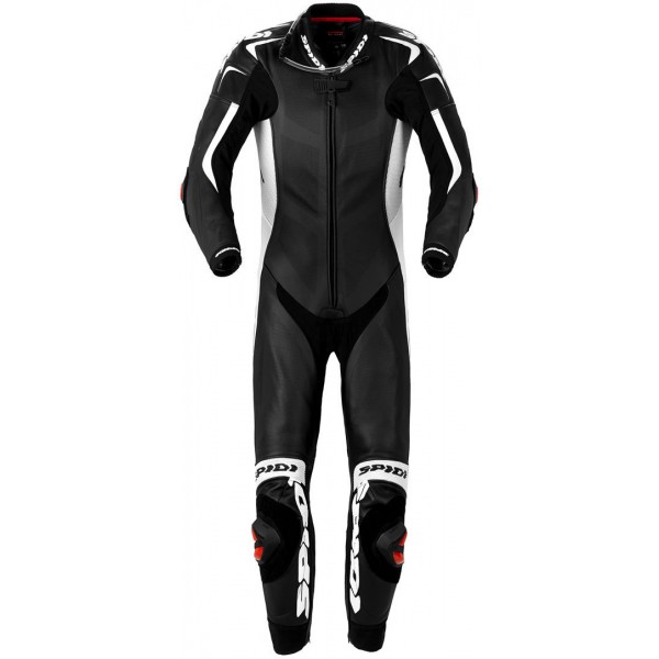 Spidi Replica Piloti Wind Pro Leather Black White Suit