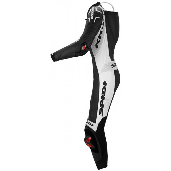 Spidi Replica Piloti Wind Pro Leather Black White Suit