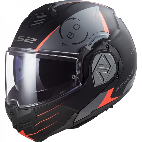 LS2 FF906 Advant Codex Modular Black Titanium Helmet