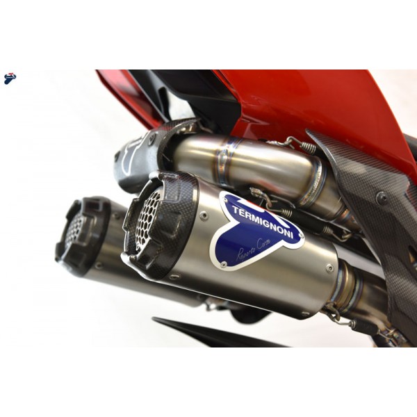 Termignoni D200 Rht Racing Titan Stainless Steel Full Exhaust For Ducati Panigale V4 2018-2021 Part # D20009400ITC