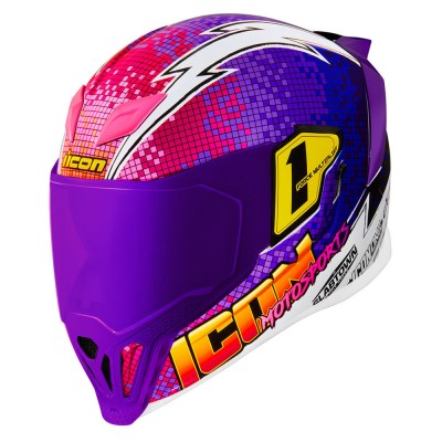ICON AIRFLITE QUARTERFLASH PURPLE HELMET 