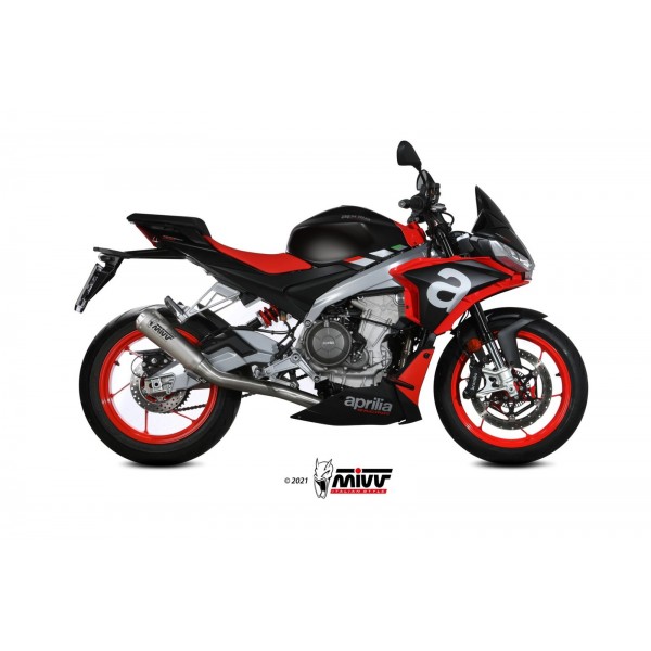 MIVV FULL SYSTEM TITANIUM EXHAUST FOR APRILIA TUONO 660 2021-2021 PART # X.AP.0001.SC4T
