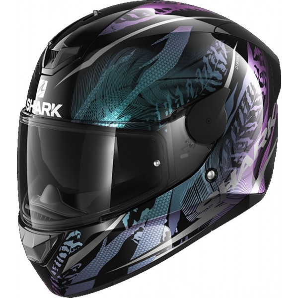 Shark D-Skwal 2 Shigan Black Violet Glitter Helmet