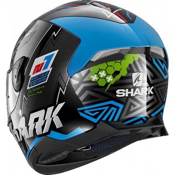 Shark Skwal 2 Noxxys Black Blue Green Helmet