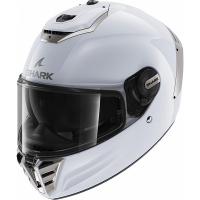 Shark Spartan Rs Blank White Silver Glossy Helmet