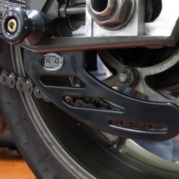 R&G RACING TOE CHAIN GUARDS - ROAD RACING TOE GUARD FOR BMW S1000RR 2019-2021 PART # TG0006BK
