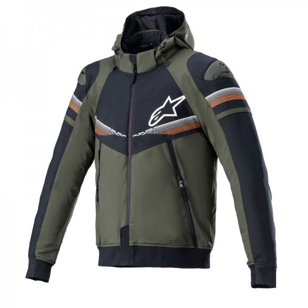 ALPINESTARS SEKTOR V2 TECH HOODIE GREEN  JACKET