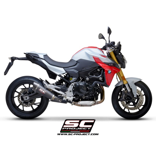 SC-PROJECT CONIC MUFFLER, CARBON FIBER, WITH CARBON FIBER END CAP FOR BMW F 900 R 2020-2022 PART # B36A-MB34C