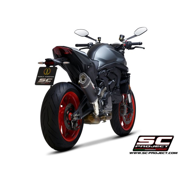 Sc-Project Sc1-S Muffler Carbon Fiber For Ducati Monster 937 2021-2022 Part # D37A-124C