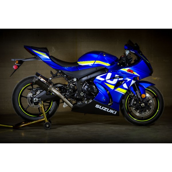 M4 Titanium Full System With Carbon Tech1 Canister For Suzuki Gsx-R1000 2017-2022 Part # SU9154T