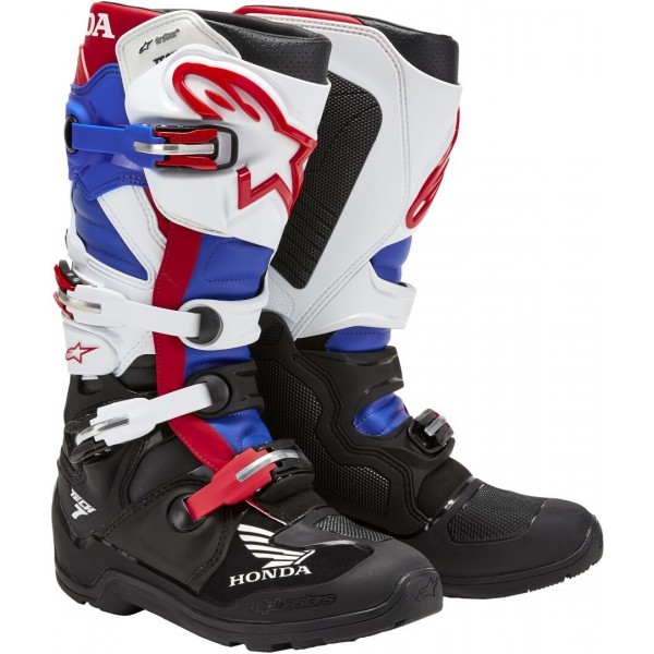 ALPINESTARS HONDA TECH 7 ENDURO DRYSTAR BLUE BOOTS