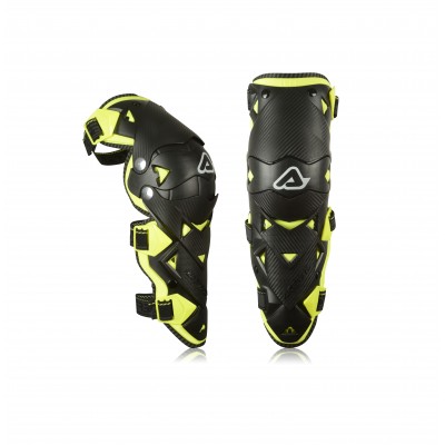 Acerbis Impact Evo 3.0 Black Yellow Knee Guards