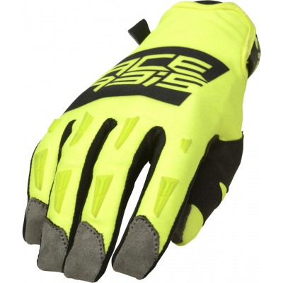 Acerbis Mx Wp Homologated Black Yellow Gloves 