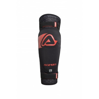 Acerbis Soft Black Red Elbow Guards