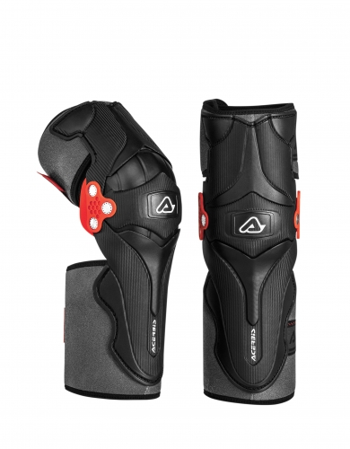 Acerbis X-Strong Black White Knee Guards