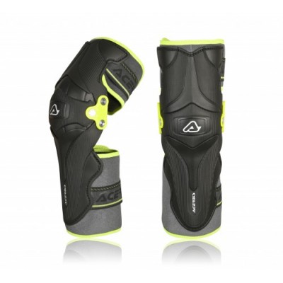 Acerbis X-Strong Black Yellow Knee Guards