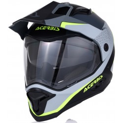Acerbis Reactive Graffix Black Grey Helmet
