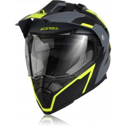 Acerbis Flip FS-606 Black Grey Helmet