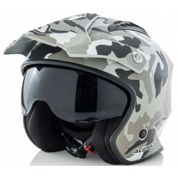 Acerbis Jet Aria Camo Brown Helmet