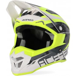 Acerbis Profile 4 Fluo Yellow White Helmet 