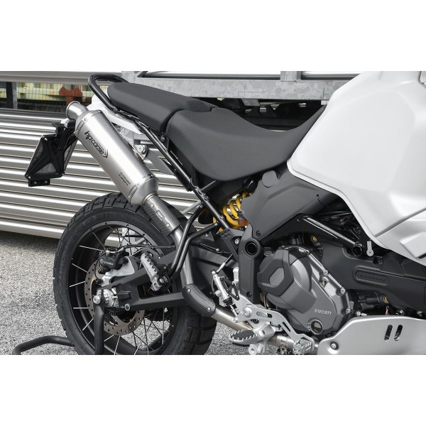 HP CORSE TERMINALE TITANIO SP1 SHORT PASSAGGIO ALTO FOR DUCATI DESERT X 2022 PART # DUDEXSP1300HT-AB