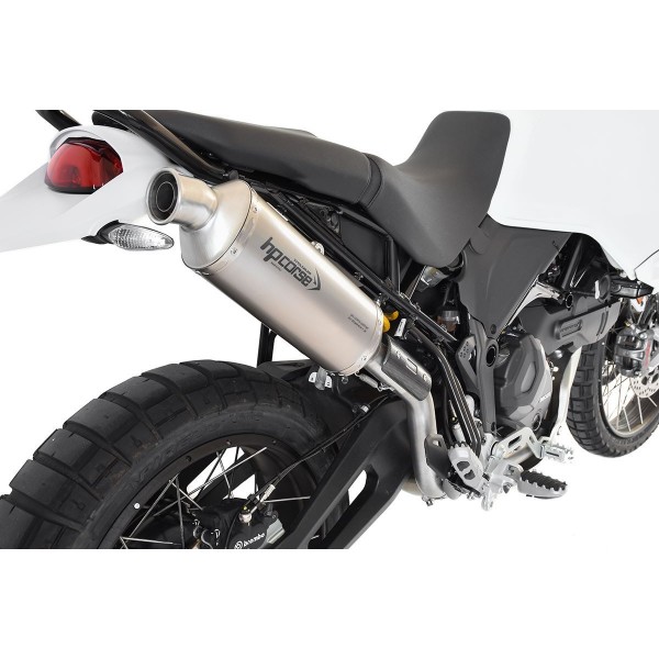 HP CORSE TERMINALE TITANIO SP1 SHORT PASSAGGIO ALTO FOR DUCATI DESERT X 2022 PART # DUDEXSP1300HT-AB