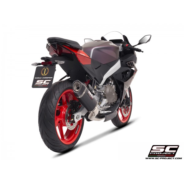 RS 457 aftermarket exhaust system for improved sound, weight reduction, and power delivery – available at BikeGear India