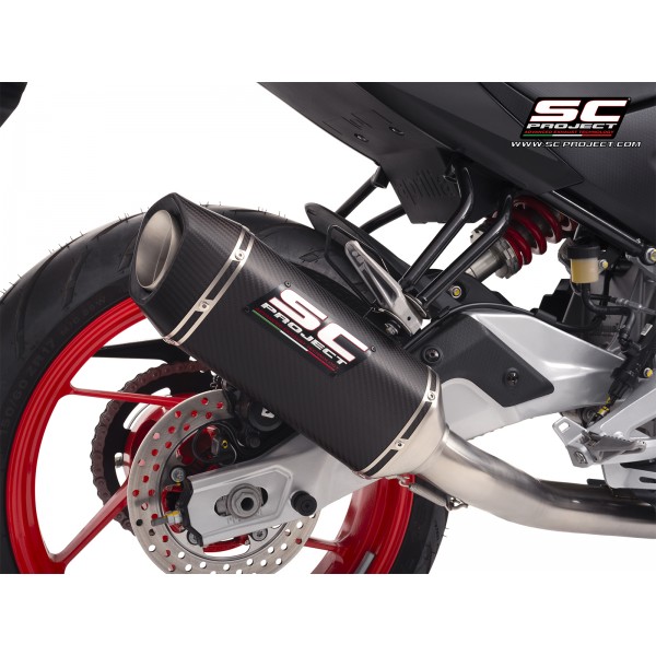 RS 457 aftermarket exhaust system for improved sound, weight reduction, and power delivery – available at BikeGear India