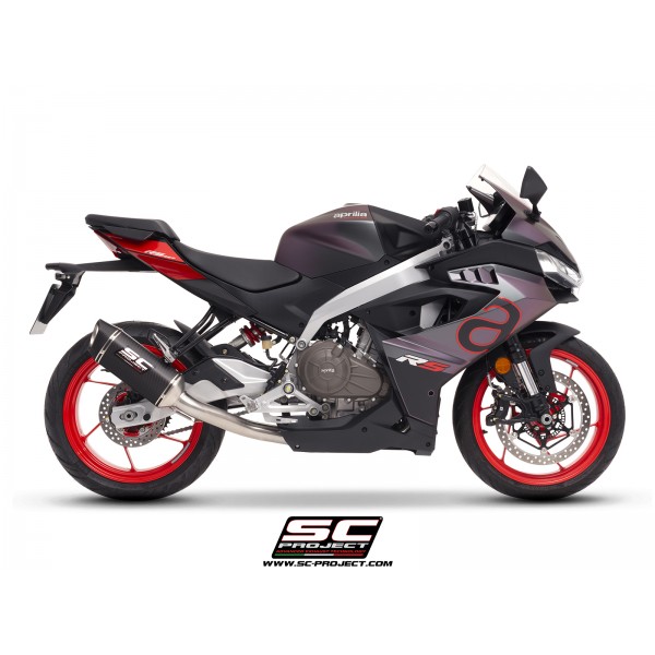 RS 457 aftermarket exhaust system for improved sound, weight reduction, and power delivery – available at BikeGear India