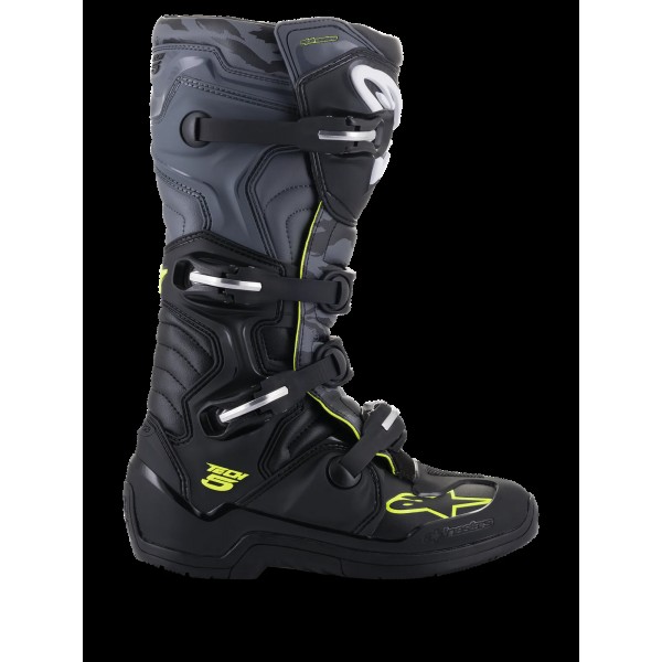 ALPINESTARS TECH 5 BLACK GREY YELLOW FLUO BOOTS