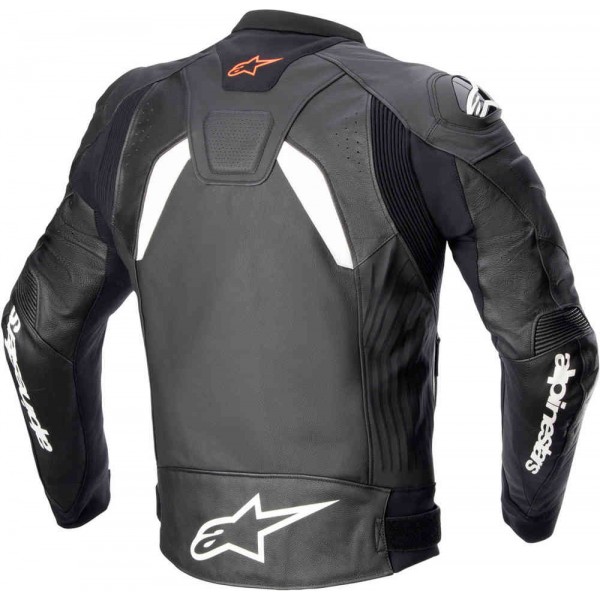 ALPINESTARS GP PLUS V4 LEATHER WHITE JACKET