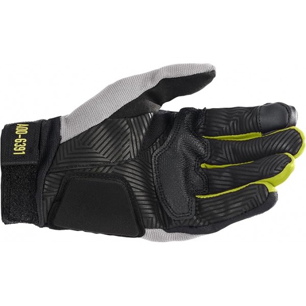 ALPINESTARS AS-DSL SHOTARO GREY YELLOW GLOVES