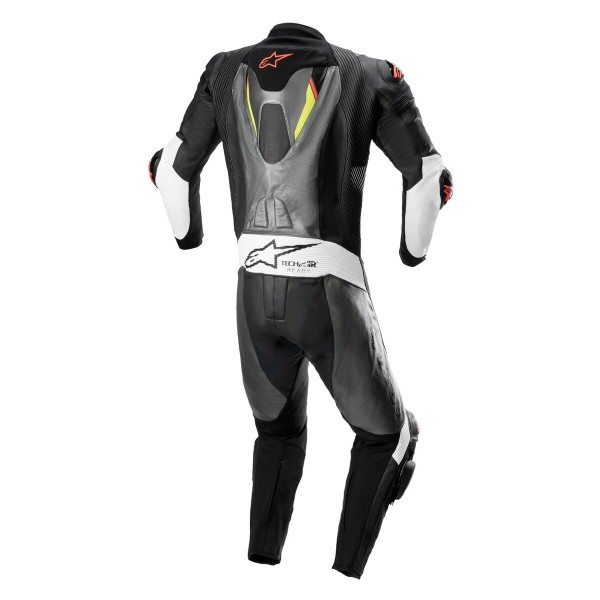 ALPINESTARS MISSILE V2 IGNITION  METAL GRAY BLACK YELLOW RED FLUO SUIT