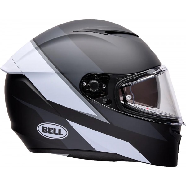 BELL LITHIUM ECE6 FLIP BLACK WHITE HELMET