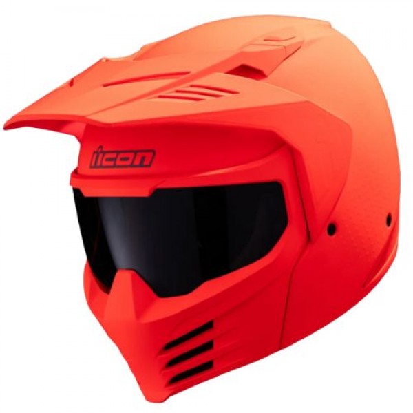 ICON ELSINORE MONOTYPE RED HELMET 