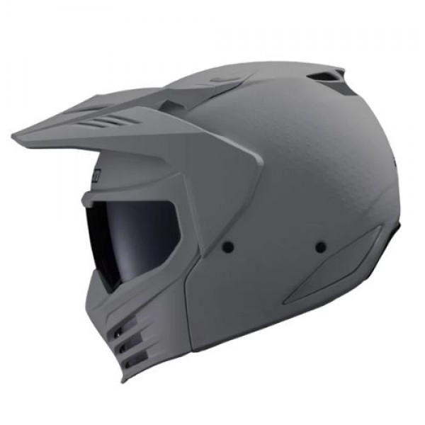 ICON ELSINORE MONOTYPE GREY HELMET