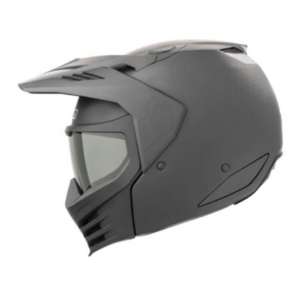 ICON ELSINORE MONOTYPE BLACK HELMET