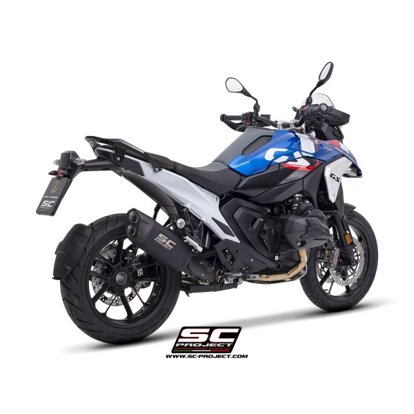 SC-PROJECT ADVENTURE-R MATT BLACK TITANIUM EXHAUST FOR BMW R 1300 GS 2023 - 2024 PART # B40A-T153MB